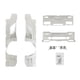 thumbnail image 2 of Kits de blindaje para coche RC D12, mejora de carrocería ancha con envolvente de resina Plata, 2 of 9