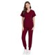 thumbnail image 1 of Traje quirúrgico de cuello dividido para mujer, ropa de mano con cepillo elástico para hospital, ropa de trabajo de enfermera de manga corta con estampado, 1 of 6