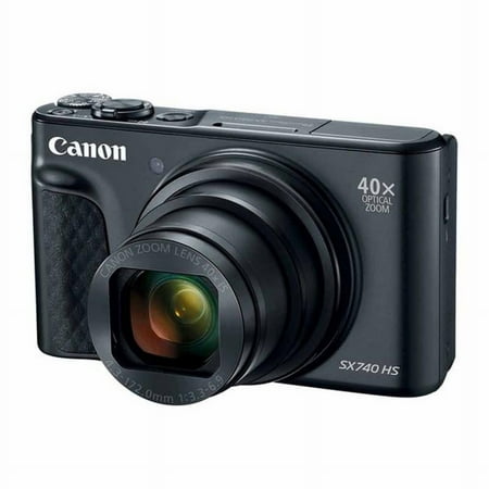 Canon PowerShot SX740 HS Wi-Fi 4K Digital Camera 40x Optical Zoom (Black) 2955C001