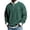 O9-Dark Green, variant on Havenx Waffle Knit Quarter Zip Pullover for Men Long Sleeve Stand Collar Sweaters Pullover With Zipper Pockets Mock Neck Color Block Polo Sweater Lightweight Fall Winter Thermal Outdoor Clothes