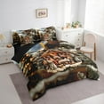 thumbnail image 3 of jejeloiu Christmas Manger Theme Bedding Comforter Set 7 Pieces,Happy New Year Full Bedding Set,Marry Xmas Tree Fitted Sheet Flat Sheet For Boys Girls,Lightweight Bedroom Decoration Reversible, 3 of 8