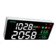 thumbnail image 4 of Medidor de decibelios de 30 a 130 db, lector de nivel de sonido para montaje en pared, 11 pulgadas, medidor de ruido, temperatura y humedad con LED, 4 of 12