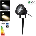 thumbnail image 2 of Advancent 7W LED Césped Jardín Luz de inundación Patio Patio Camino Proyector Lámpara con base Impermeable Blanco cálido AC / DC 12V Iluminación y accesorios No.6 Advancent HA024199-06, 2 of 5