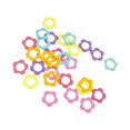 thumbnail image 1 of 30x Stitch Marker Ring Flower Mixed Color Needles Tip for DIY Handmade Craft, 1 of 9