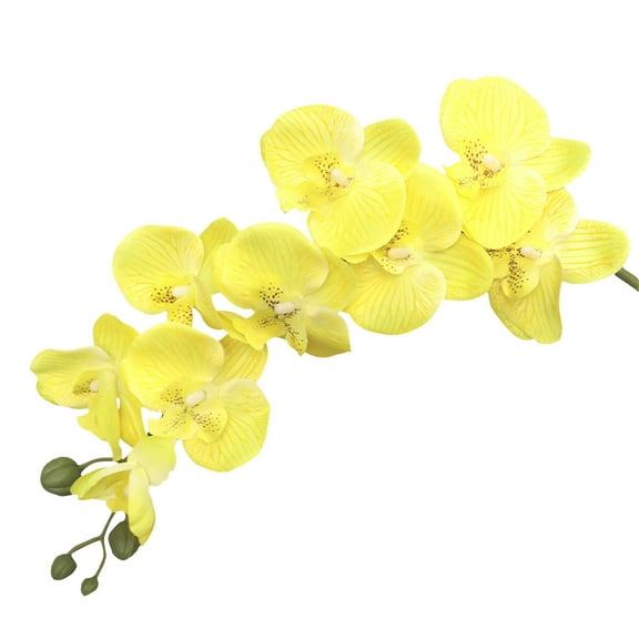 69Cm Artificial Phalaenopsis Flower Branches, Realistic Faux Orchid Stems With Natural-Looking Petals And Flexible Stems, For Creating Stunning Floral Arrangements Weddings