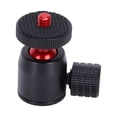 thumbnail image 3 of QIILU Mini Tripod Ball Head With 1/4 Inch Screw And Hot Shoe Mount Adapter For DSLR Camera Monitor Ring Light Microphone, 3 of 8