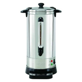 SYBO 8 L, 50-Cups, Metallic Commercial Grade Stainless Steel Percolate  Coffee Maker Hot Water Urn for Catering SR-CP-50C - The Home Depot
