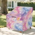 thumbnail image 6 of Renewold Outdoor Chair Covers Waterproof Stackable Patio Chair Protection Anti-UV Weather-Resistant Cat Dog Puppy Footprint Patio Furniture Covers, 29"W x 33"D x 36"H, Paw Marble Print, 6 of 7