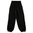 thumbnail image 3 of Fldy Kids Boys Post Surgery Pants Tear Away Button Trousers Basketball Track Bottom Jogging Pants Black 170, 3 of 7