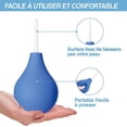 thumbnail image 2 of Pera para enema de 224 ml, color azul, kit de ducha íntima anal y vaginal, 4 recambios, sin BPA, 2 of 4