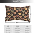 thumbnail image 2 of Fotbe Heart Funda de Almohada Decorativa Estilo Occidental, Lujo en Algodón, Fundas para Almohadas King, Cojín Estampado para Decoración del Hogar-14"x20", 2 of 6