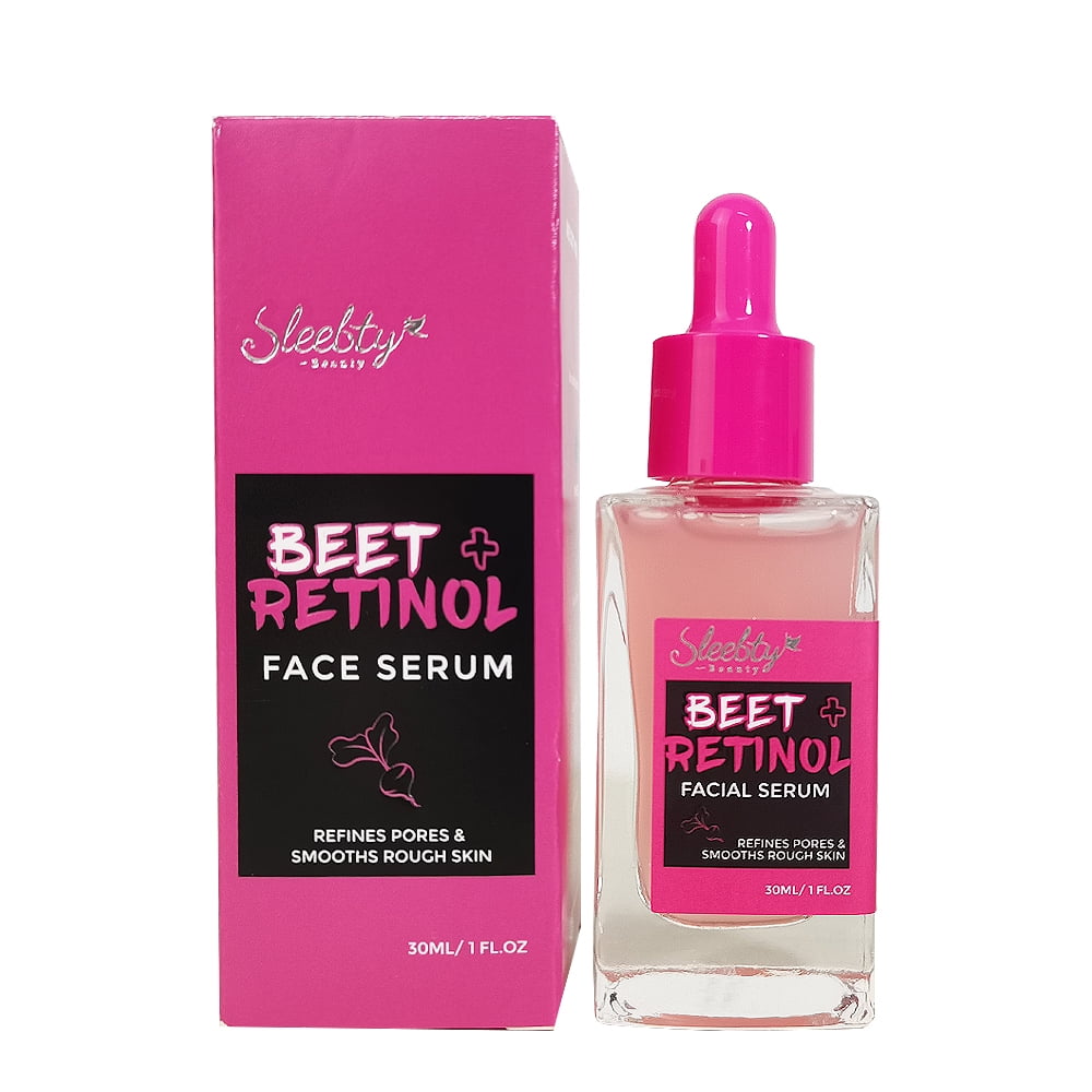 Sleebty Beet Retinol Facial Serum Refines Pores Smooths Rough Skin