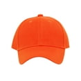 thumbnail image 2 of Top Headwear Blank Youth Baseball Adjustable Hook and Loop Hat - Orange, 2 of 5