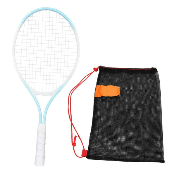 Raqueta de tenis para niños de 21 pulgadas, resistente a golpes, portátil, para niños profesionales Azul