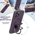 thumbnail image 2 of Dteck for iPhone 16 Pro Max Case with Stand, Slim Liquid Silicone Phone Cases for iPhone 16 Pro Max Compatible with MagSafe Magnetic Ring Kickstand Case Full Camera Protection,Blue, 2 of 5