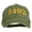 Olive Green, variant on 1492 Columbus Day Embroidered Washed Cap - Navy OSFM