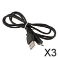thumbnail image 1 of 3x USB Cable USB Cable para DSC-HX10 HX30HX200 Rx100シリーズシリーズ/100 III 3 piezas, 1 of 7