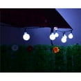 thumbnail image 5 of LUCKLED 2PACK Fairy Solar String Lights, 20ft 30 LED Crystal Globe Ball LED String Lights, Waterproof Outdoor String Lights (White), 5 of 8