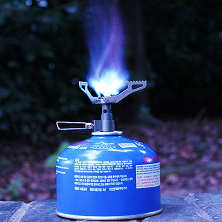 Outdoor Gas Stove Camping Burner Portable Mini Titanium Stove
