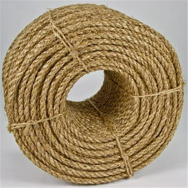 Cordage Source 330320-NAT-00600 1 x 600 in. Manilla Rope, Natural -  Pack of 600 