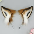 thumbnail image 6 of Furry Ear Cosplays Hair Accessory Ears Foxes Headband Cute Plush Headdress for, 6 of 8