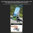 thumbnail image 4 of Bike Motorcycle Phone Holder Mount - [2024 Quick Release] Bike Phone Holder Handlebar Clamp, Bicycle Scooter Phone Clip for iPhone 15 14 13 12 11 Pro Max Plus Mini, 4.7-7.1", 4 of 5