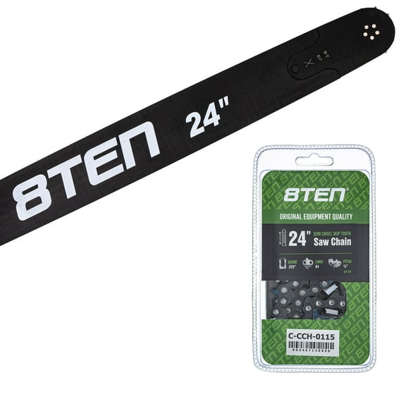 8TEN 24" Chainsaw Bar & Chain .050 3/8 84DL for Makita Dolmar MK1010362