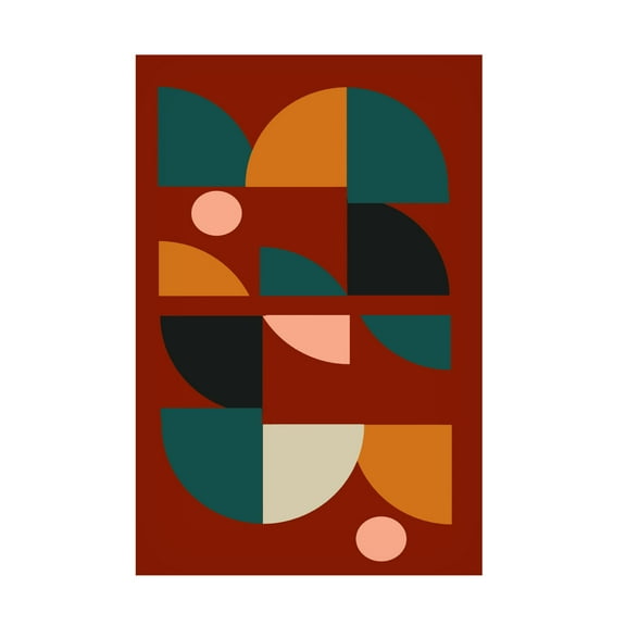 Trademark Fine Art Vision Studio Arches on Rust III Canvas Wall Art