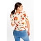 thumbnail image 3 of Blusa Con Liston A La Cintura Estampado Floral Mundo Terra 026316, 3 of 3