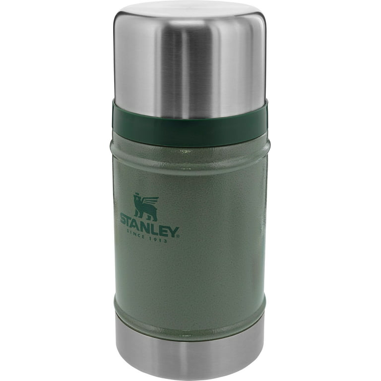 Vintage Stanley 24 Ounce Wide Mouth Thermos Vacuum Bottle Green (O)