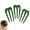 3pcs Green, variant on French Hair Pin 3 Prong, Acetate U Shaped Twist Comb for Thick Hair Elegant Style Holder Chignon Clip Vintage Hairstyle Accessory Updo Chignon Bun Holder for Women Daily Use