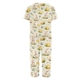 thumbnail image 7 of Easter Women Pajama Set 2026 Lounge Egg Bunny Printed Plus Size Short Sleeve Shirts and Capri Pant Pjs Set 2 Piece Outfits, 7 of 7