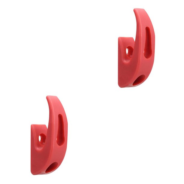 Toystoory Gancho de almacenamiento 140Kg Instalación práctica Ganchos colgantes Accesorios para scooter Ampliamente aplicable Casco resistente Rojo 2piezas Toystoory CBP065465