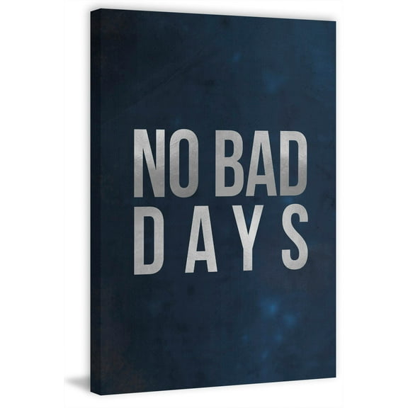 No Bad Days II Painting Print on Wrapped Canvas