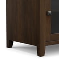 thumbnail image 4 of Simpli Home Simpli Home Cosmopolitan 48 inch Wide Solid Wood Contemporary TV Stand in Mahogany Brown For TVs up to 55 inches, 4 of 10