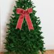 thumbnail image 4 of RomaMX 5pcs/paquete de tela brillante de la navidad de la cinta de la cinta de la cinta del reverso de la cinta del nudo para el árbol de Navidad presenta la decoración (rojo), 4 of 7