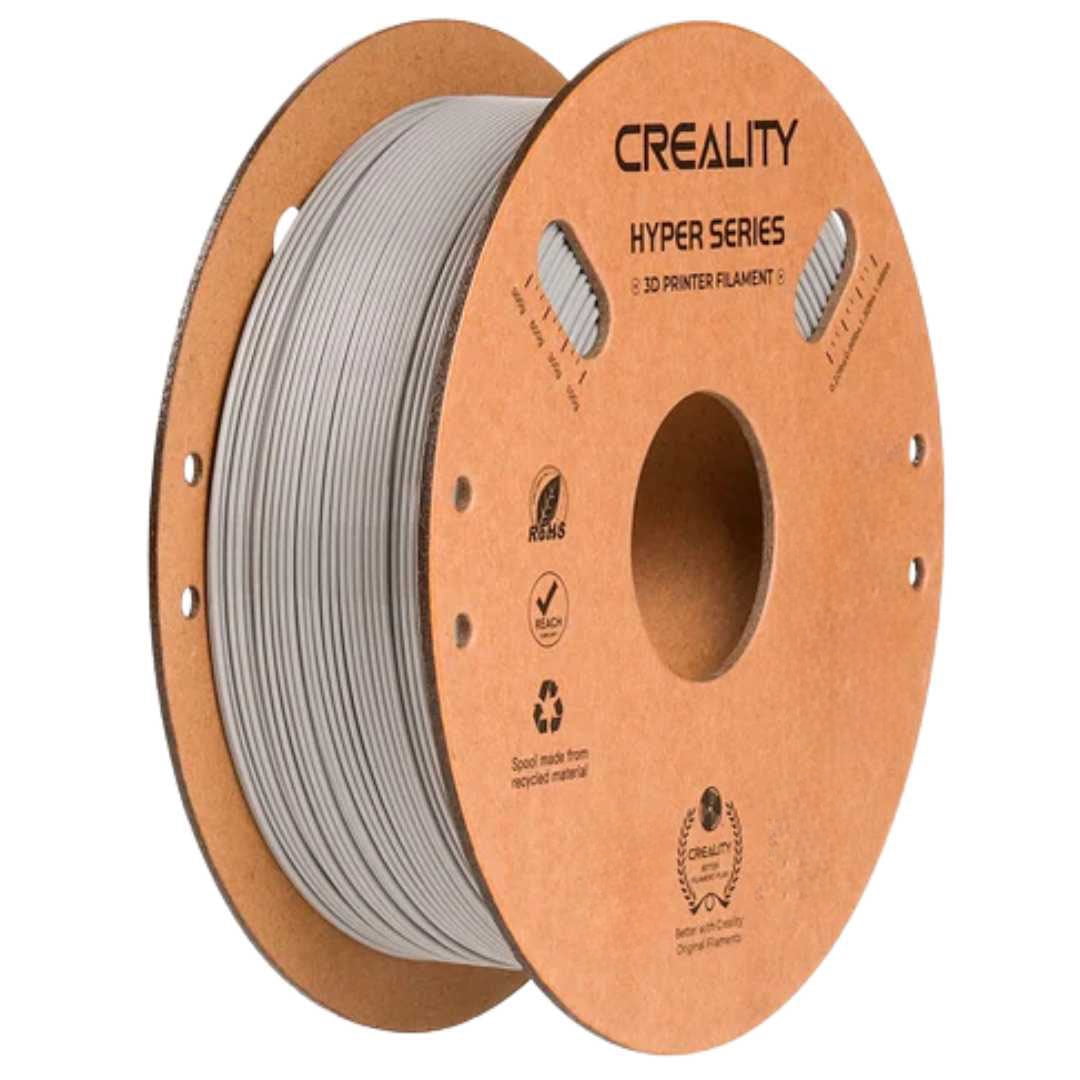 Creality Hyper PLA 3D Printer Filament 600mm/s High-Speed +/-0.03mm Accuracy For Creality K1 Max Ender-5 S1 Anycubic Prusa Bambu Grey 12 Unit per pack