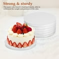 thumbnail image 2 of HERFIER 6pcs Cake Boards Round Cake Bases Wedding Cake Drums Cardboard Cake Rounds Paper Cake Drums 10 Inch 10.02x10.02x0.47in, 2 of 8
