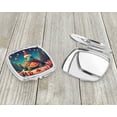 thumbnail image 3 of Turtle Christmas Compact Mirror 2.75 in x 3 in, 3 of 4