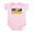 Petal Pink, variant on CafePress - American Support Towards Ukraine Body Suit - Baby Light Bodysuit, Size Newborn - 24 Months