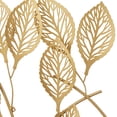 thumbnail image 4 of DecMode Gold Metal Leaf Wall Decor, 4 of 7
