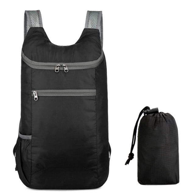 Mochila plegable Dinheiro, mochila ligera para el día a día, mochila de viaje unisex plegable, mochila para senderismo y ciclismo