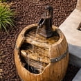 thumbnail image 7 of Teamson Home Vintage Barrel Water Pump Outdoor Waterfall Fountain, 7 of 7
