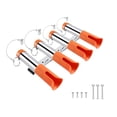 thumbnail image 5 of Miulika Fishing Rod Holder 4 Tubes Organizer Links Vertical Support Side Mounted Fishing Pole Stand Pole Rest for Boat RV Canoe Yacht orange, 5 of 9