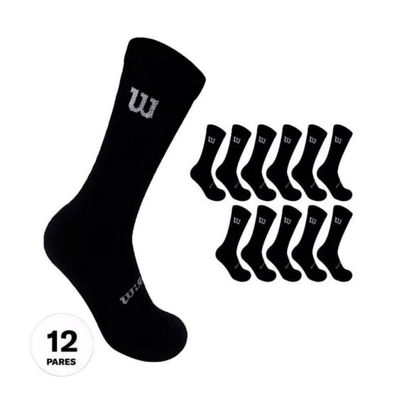 Calceta Wilson Para Hombre Unitalla 12 Pares