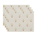 thumbnail image 2 of Holiday Essence Filigree Forrest Geometric Print Placemat, 2 of 2