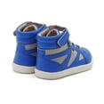 thumbnail image 6 of Old Soles Toddlers New Leader Fashion Sneakers, Neon Blue \ Grey Suede,26 EU (9.5 US) M US, 6 of 7