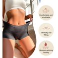 thumbnail image 3 of Pantalones cortos Sth Big Seamless para mujer, paquete de 4, 3 of 7