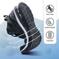 thumbnail image 3 of MAYKX Men's Running Shoes - Lightweight Flyknit Breathable Upper with Cushioned Cotton Insole, Shock-Absorbing Outsole for Running, Gym & Daily Wear, 3 of 6