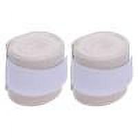 Guantes deportivos de algodón Ehuebsd para Kick Boxing vendaje Sanda 2 pares 2,5 m color blanco
